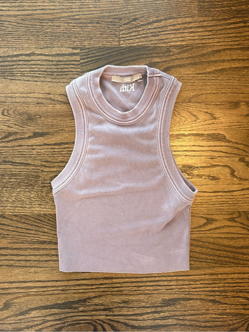 Kith Women's Purple Sleeveless Rib Tank